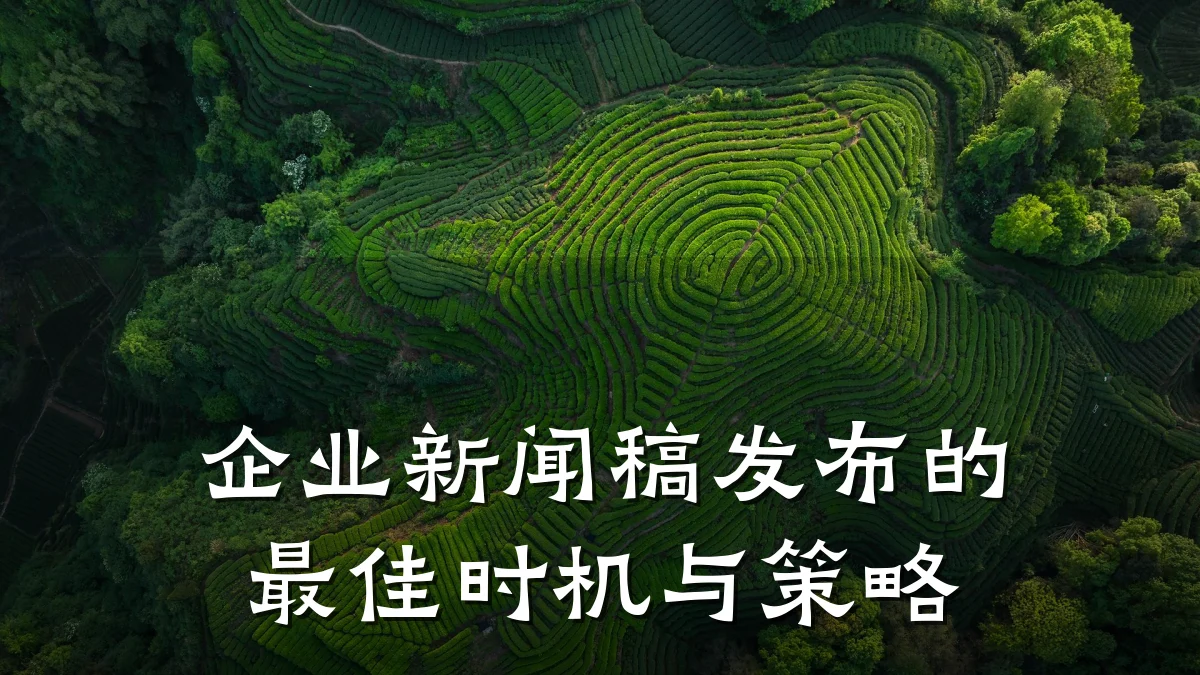 企业新闻稿发布的最佳时机与策略