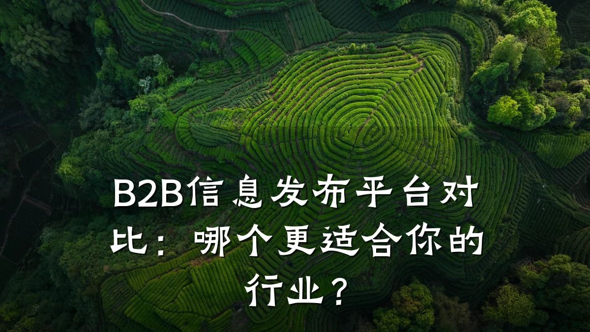 B2B信息发布平台对比:哪个更适合你的行业?