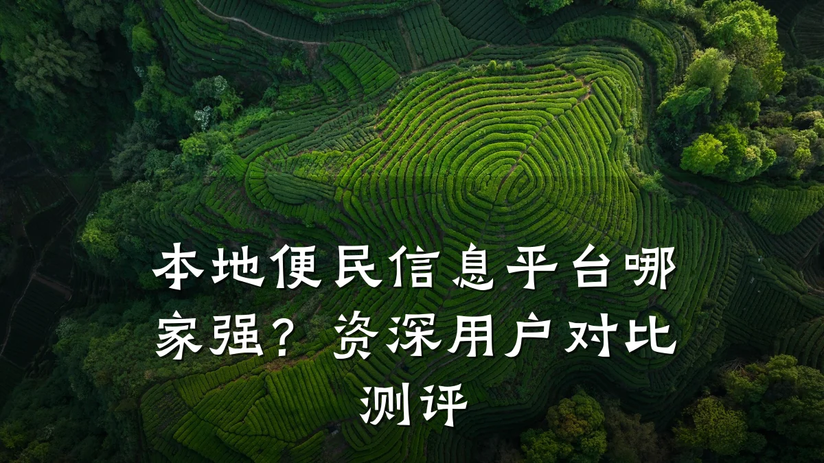 本地便民信息平台哪家强？资深用户对比测评