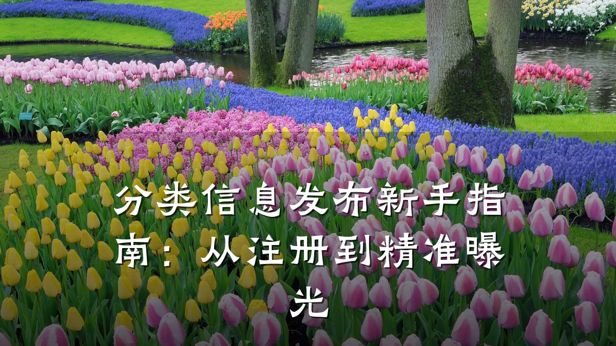 分类信息发布新手指南:从注册到精准曝光