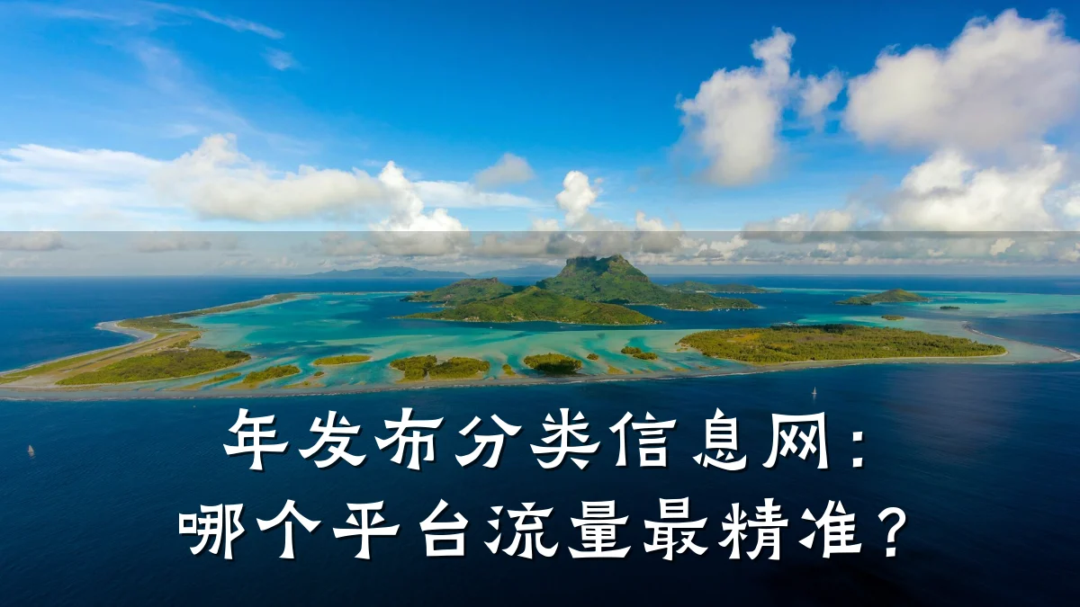 年发布分类信息网:哪个平台流量最精准?