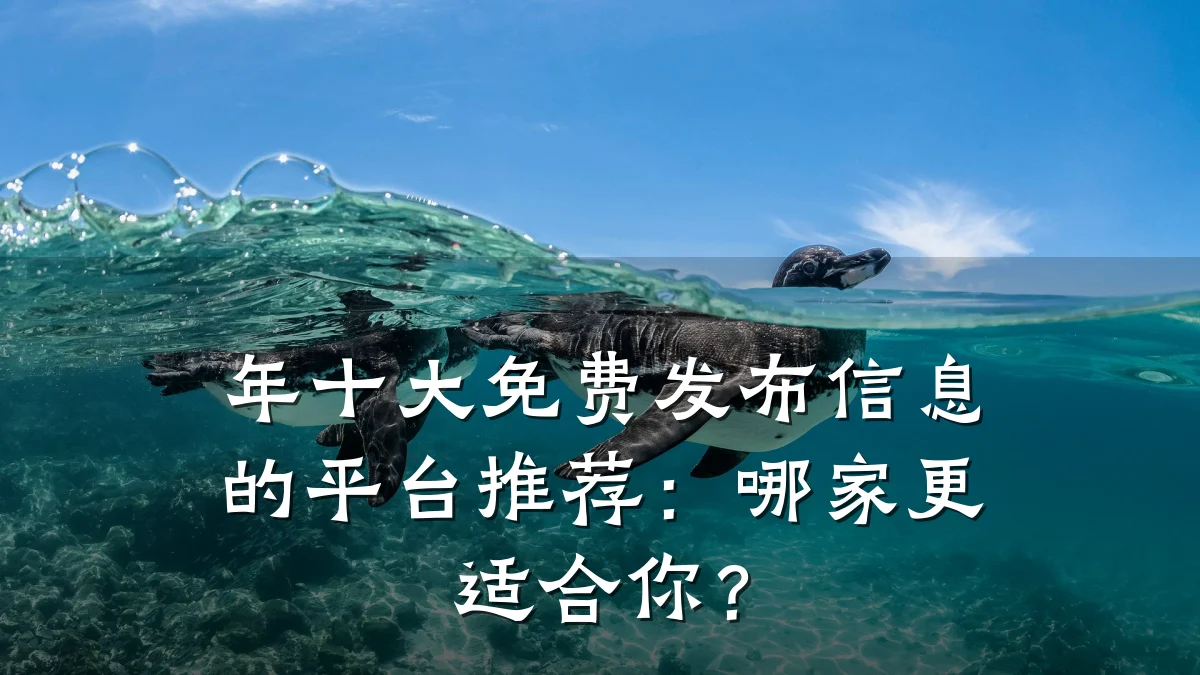 年十大免费发布信息的平台推荐:哪家更适合你?