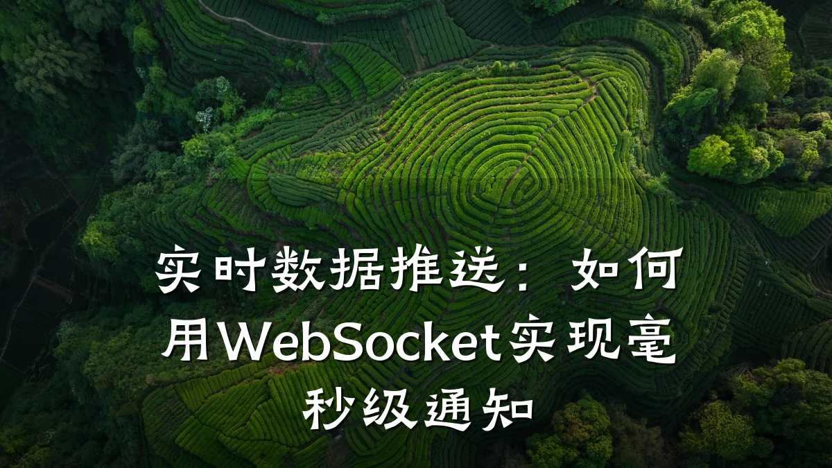 实时数据推送：如何用WebSocket实现毫秒级通知