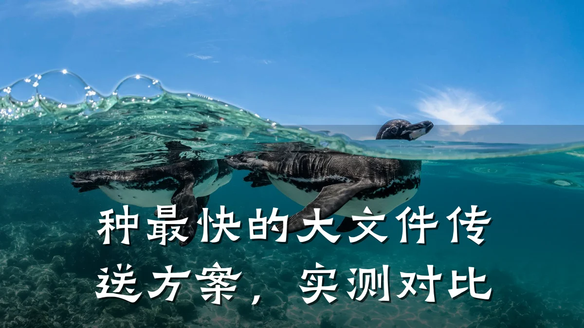 种最快的大文件传送方案,实测对比