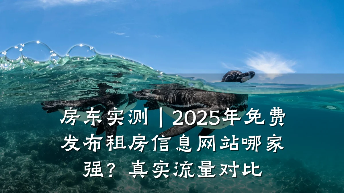 房东实测|2025年免费发布租房信息网站哪家强?真实流量对比