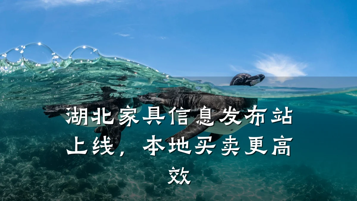 湖北家具信息发布站上线,本地买卖更高效