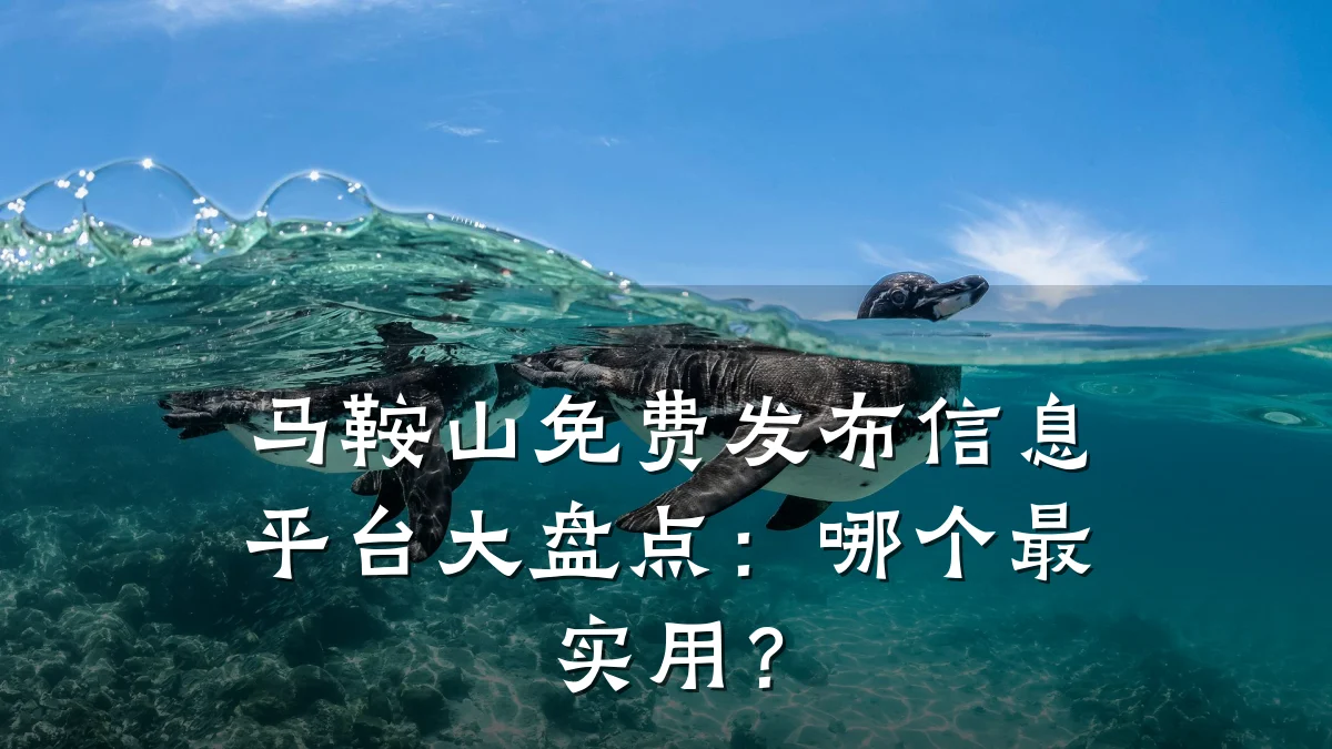 马鞍山免费发布信息平台大盘点：哪个最实用？
