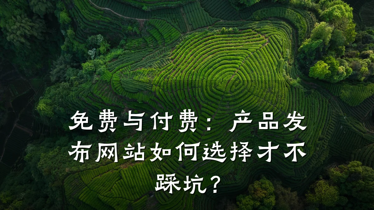 免费与付费:产品发布网站如何选择才不踩坑?