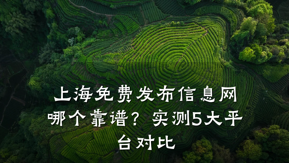上海免费发布信息网哪个靠谱?实测5大平台对比