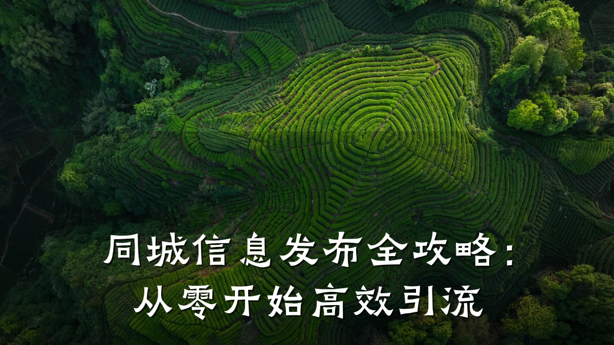同城信息发布全攻略:从零开始高效引流