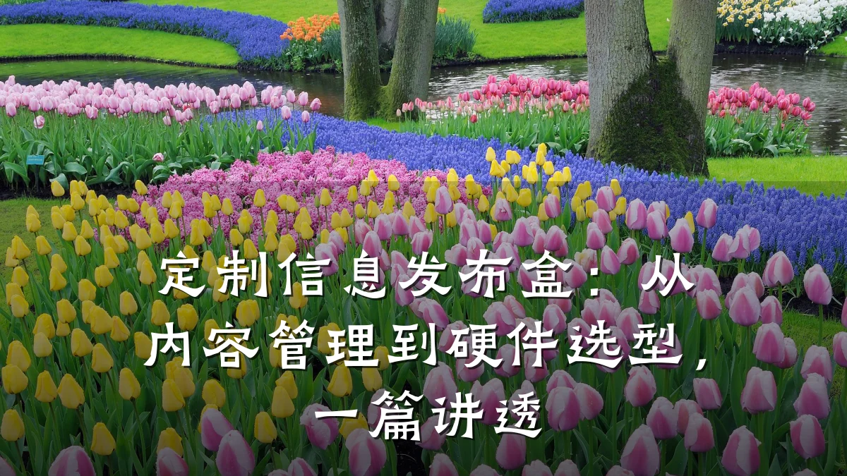 定制信息发布盒:从内容管理到硬件选型,一篇讲透
