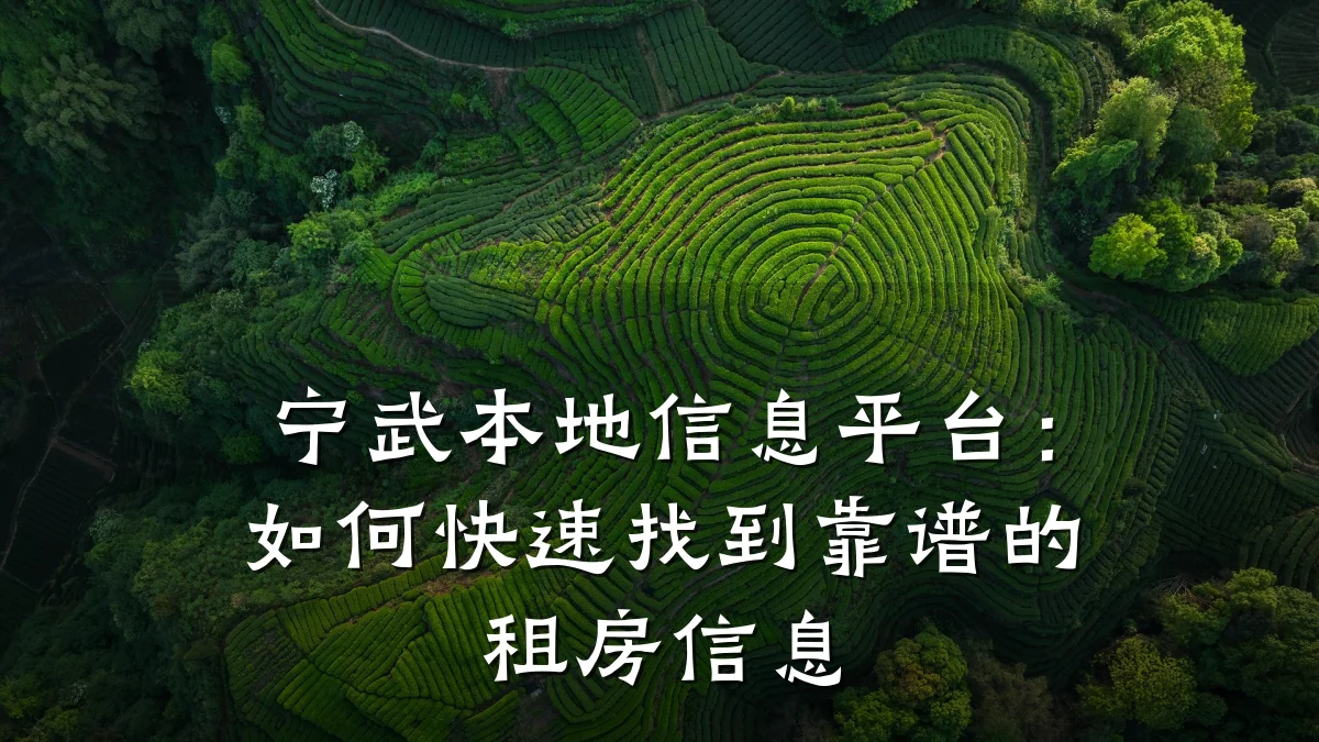 宁武本地信息平台:如何快速找到靠谱的租房信息
