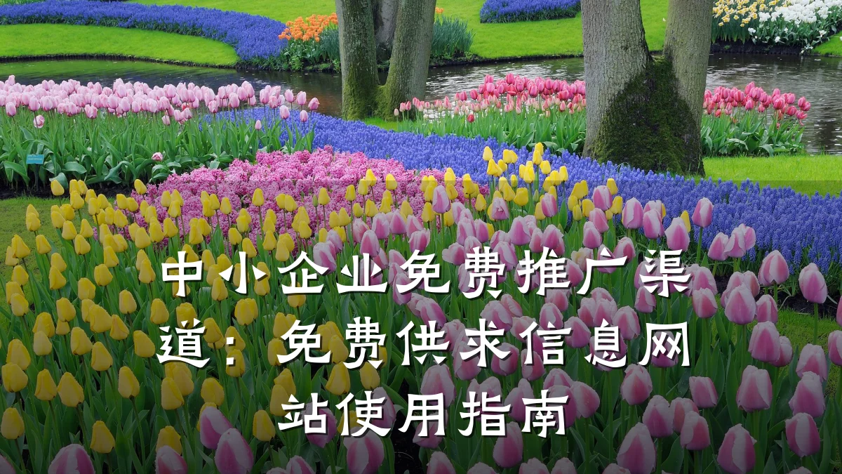中小企业免费推广渠道:免费供求信息网站使用指南