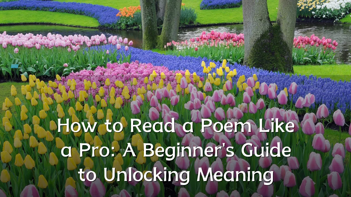 How to Read a Poem Like a Pro: A Beginner's Guide to Unlocking Meaning