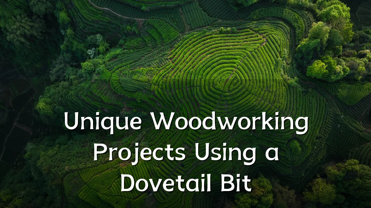 Unique Woodworking Projects Using a Dovetail Bit