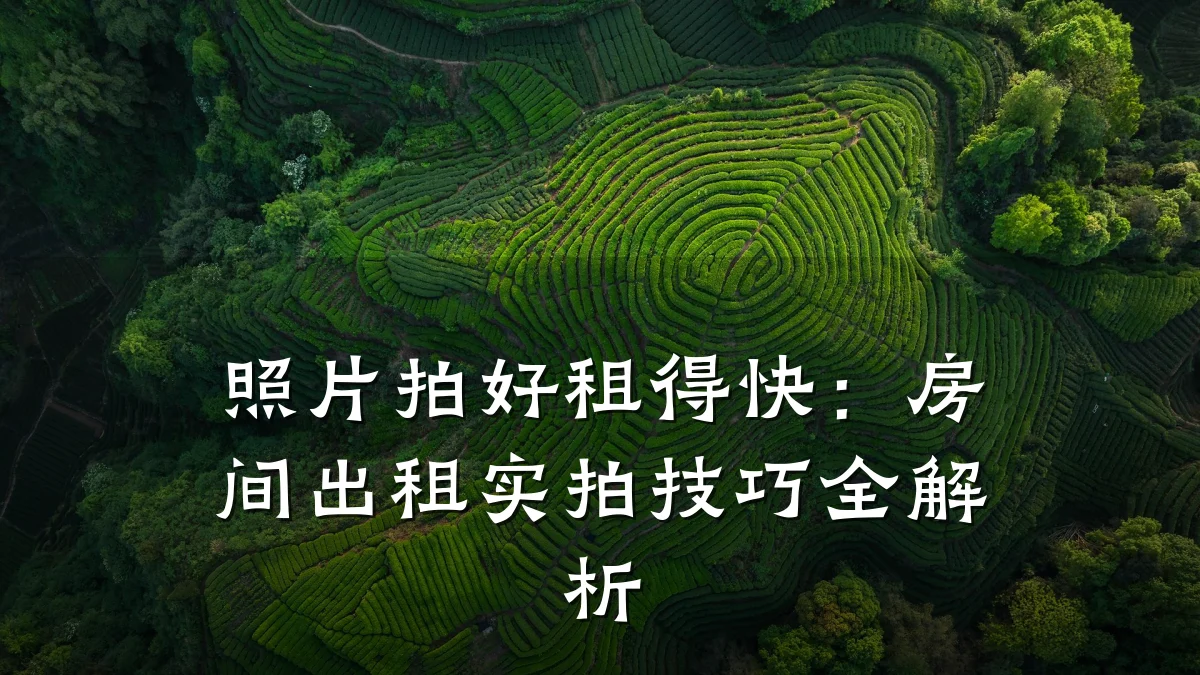 照片拍好租得快:房间出租实拍技巧全解析