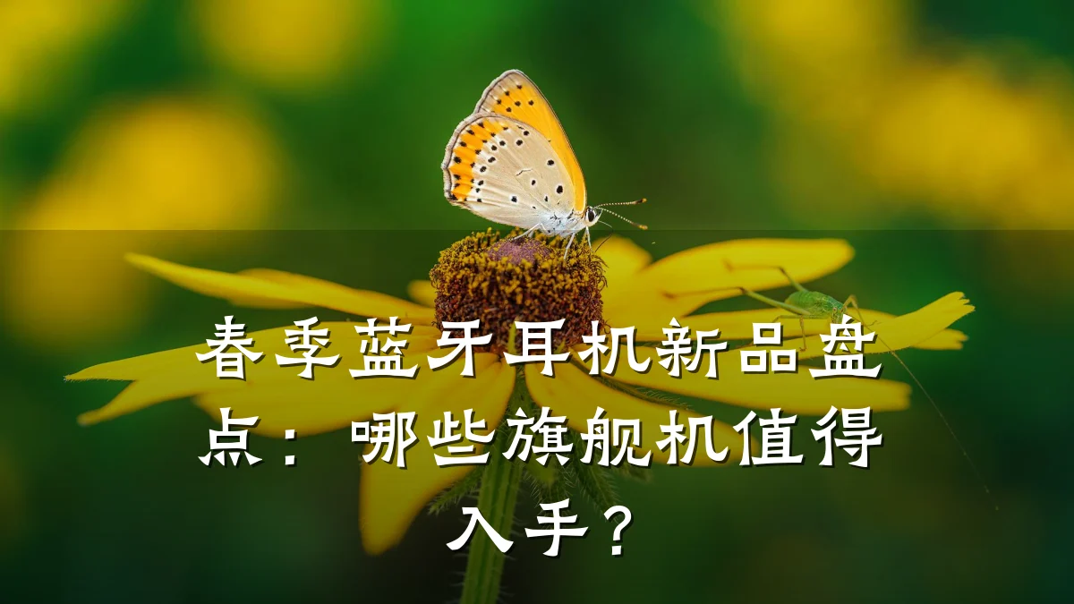 春季蓝牙耳机新品盘点:哪些旗舰机值得入手?