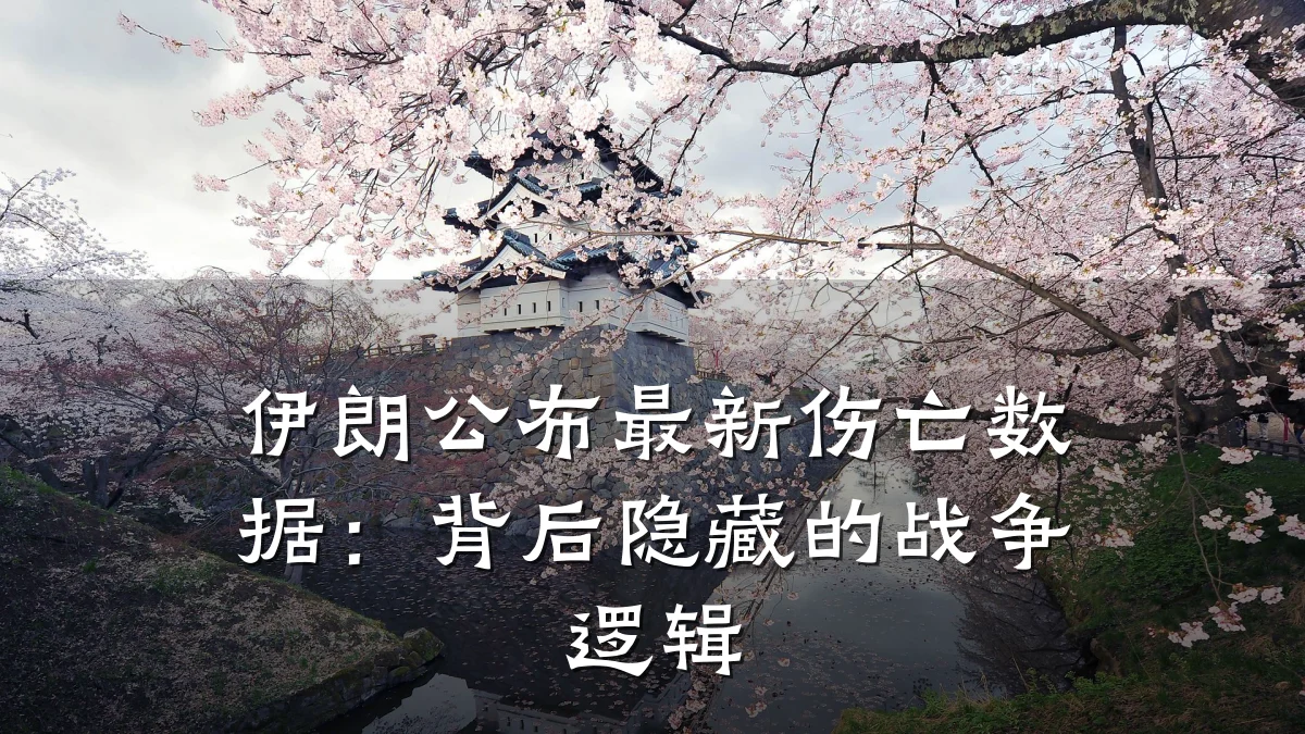 伊朗公布最新伤亡数据:背后隐藏的战争逻辑