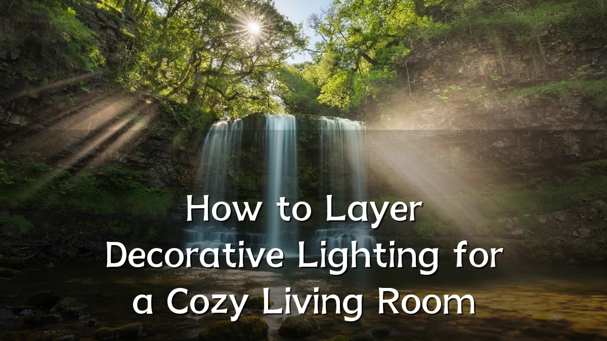 How to Layer Decorative Lighting for a Cozy Living Room