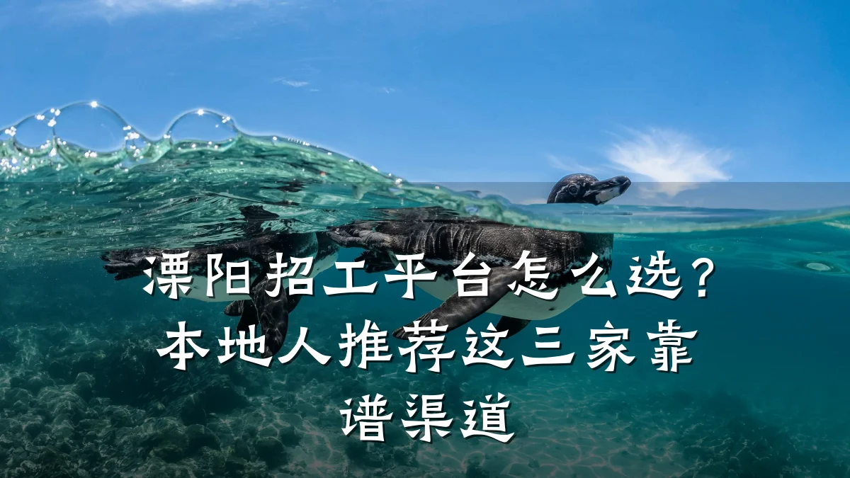 溧阳招工平台怎么选?本地人推荐这三家靠谱渠道