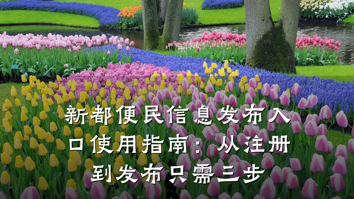 新都便民信息发布入口使用指南:从注册到发布只需三步