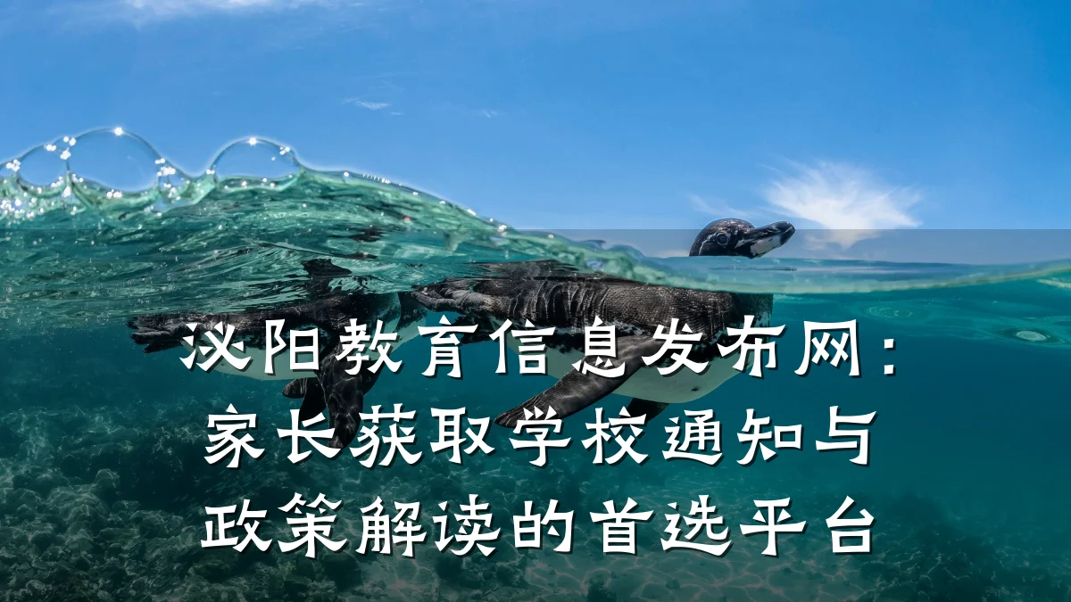 泌阳教育信息发布网:家长获取学校通知与政策解读的首选平台