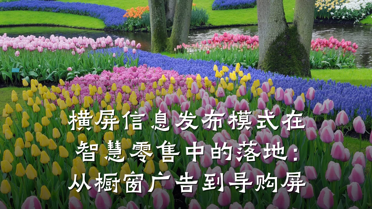 横屏信息发布模式在智慧零售中的落地：从橱窗广告到导购屏