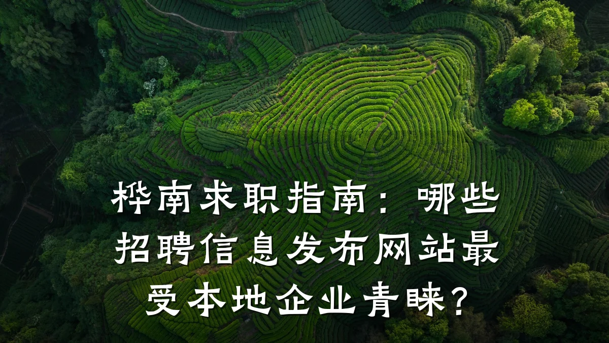 桦南求职指南：哪些招聘信息发布网站最受本地企业青睐？