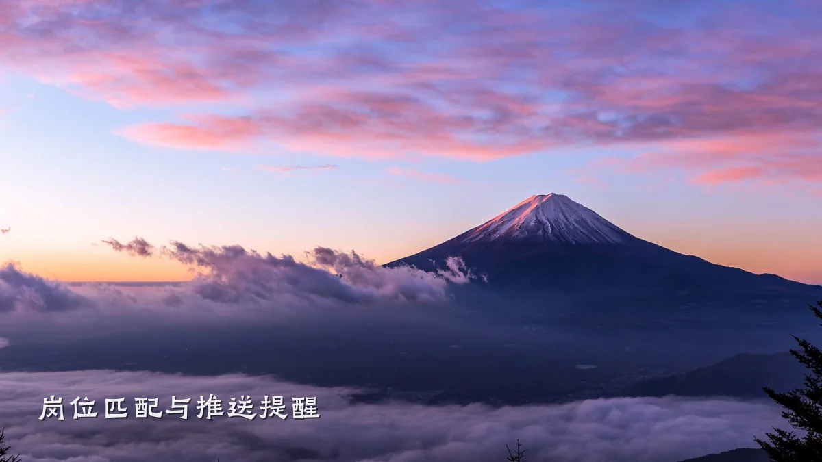 岗位匹配与推送提醒