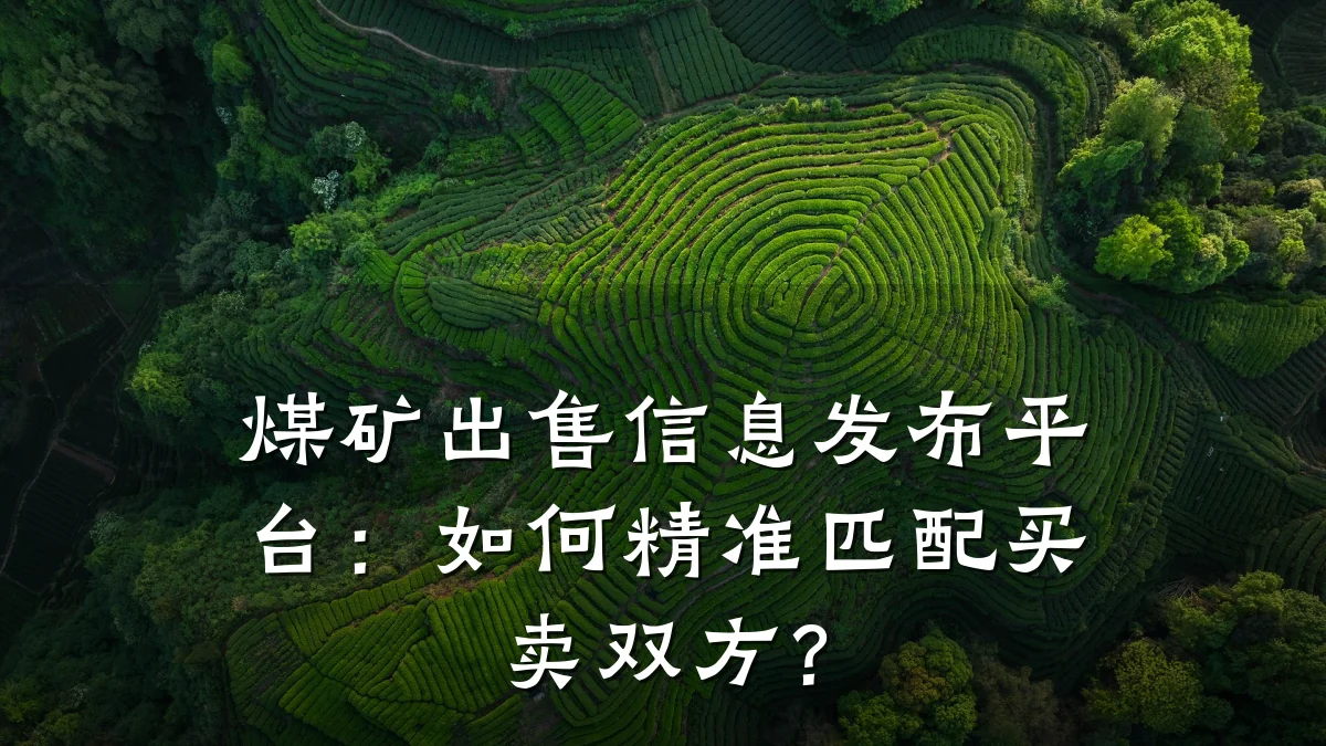 煤矿出售信息发布平台:如何精准匹配买卖双方?