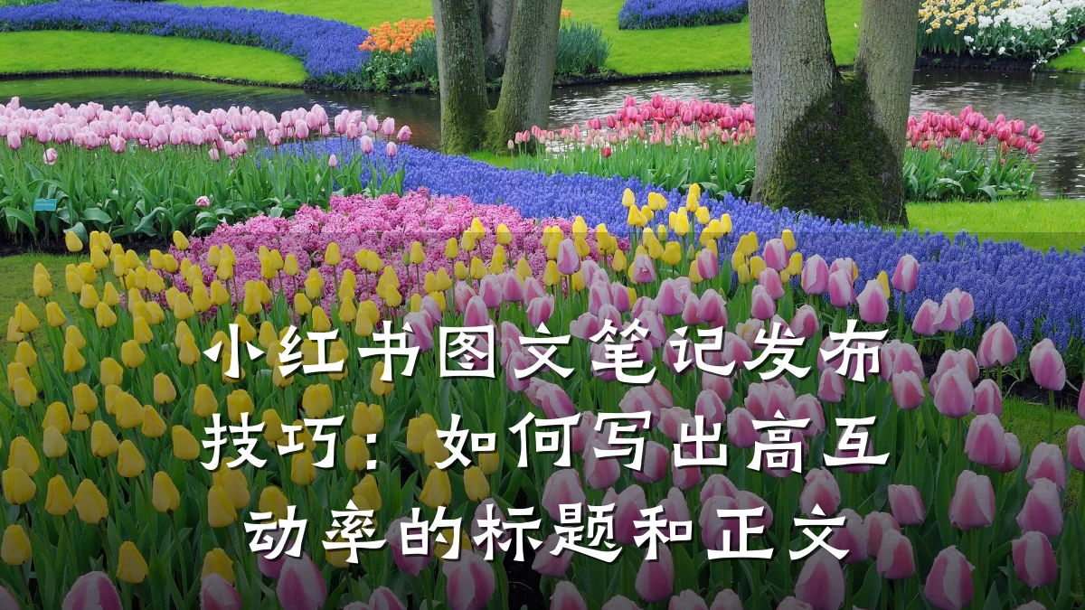 小红书图文笔记发布技巧:如何写出高互动率的标题和正文