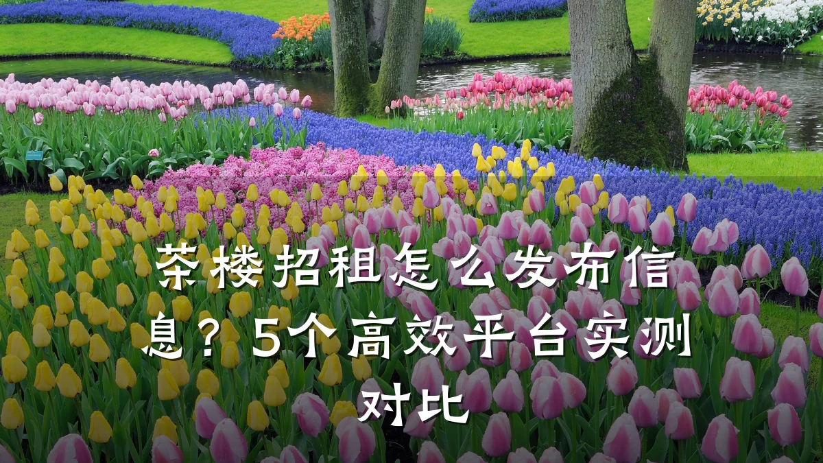 茶楼招租怎么发布信息?5个高效平台实测对比