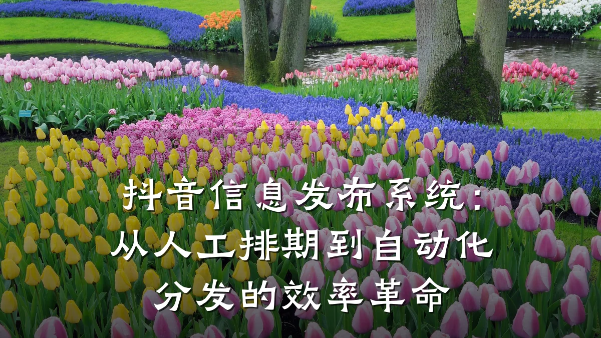 抖音信息发布系统：从人工排期到自动化分发的效率革命
