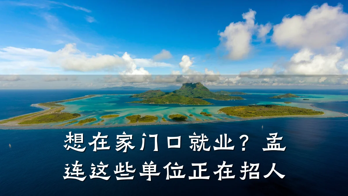 想在家门口就业?孟连这些单位正在招人
